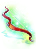 Scarlet Leather Dragon Bow-LT