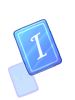 Blue I Card