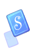 Blue S Card