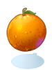 Orange In Mouth