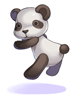 Drooping Panda Cap