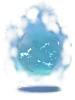 Costume: Light Blue Aura
