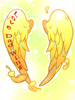 Golden Angel Wings