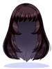 Costume: Straight Long (Jet Black)