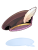 Costume: Feathered Black Cap