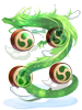 Costume: Green Aura Dragon