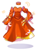 Red Serpent Dress